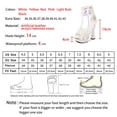 thumbnail image 6 of Women's candy color dance Sandals metal buckle with cloth Belt 14cm Heels 10365 Series Banquet LFD, 6 of 6