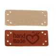 thumbnail image 3 of 20 Unids Pack Etiquetas de cuero BLESIY hechas a mano DIY coser ropa, 3 of 7