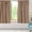 Khaki, variant on Pure Pigment Color Decorative Rod Pocket Window Curtain with Border for Small Spaces