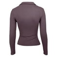 thumbnail image 5 of Elegant Top Autumn And Winter New Women's Tight Deep V Long Sleeve T Shirt Long Sleeve Woman Shirts Spandex Tee Womens Tee Tops Tech Pack Stripped Shirts for Women Womens Neck Long Sleeve Thermal, 5 of 8