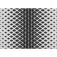 thumbnail image 1 of Ahgly Company Machine Washable Indoor Rectangle Transitional Dark Gray Black Area Rugs, 3' x 5', 1 of 7