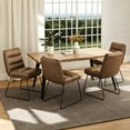 thumbnail image 3 of Homy Casa 5 Piece Dining Room Set - Rectangular Dining Table and 4 Industrial Side Chairs for 4 Person, 3 of 12