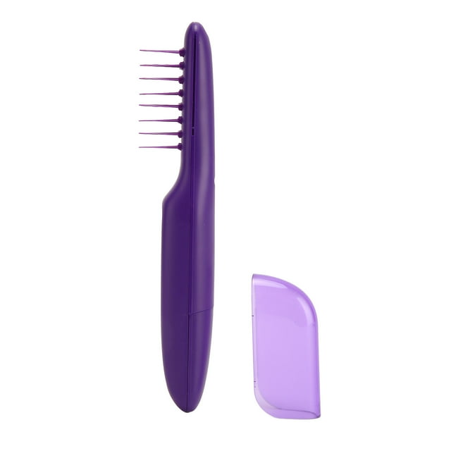 Electric Detangler, ABS Electric Detangling Brush Purple Massage For Home For Women