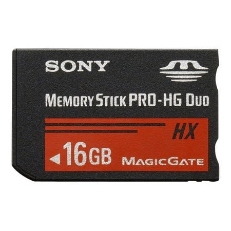 Sony - Flash memory card - 16 GB - Memory Stick PRO-HG Duo - for Cyber-shot DSC-H90, DSC-HX10V; NXCAM HXR-NX3D1U, NEX-FS100U, NEX-FS100UK