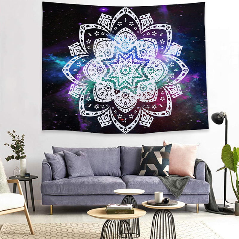 Universe Space Nebula Mandala Tapestry Psychedelic Wall Blanket Hanging Home ✅✅✅ 