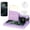 Purple, variant on ANTBOOK Magnetic Charging Station Compatible for iPhone, Apple Watch, AirPods with Alarm Clock,Night Light Bedside Purple