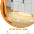 thumbnail image 5 of Uforic Shoe Cabinet with Top Drawer&Sensor Light ,Farmhouse Narrow Slim 6-Tier Shoe Storage Cabinet for 16 Pairs for Entryway, Foyer,White & Walnut, 5 of 7