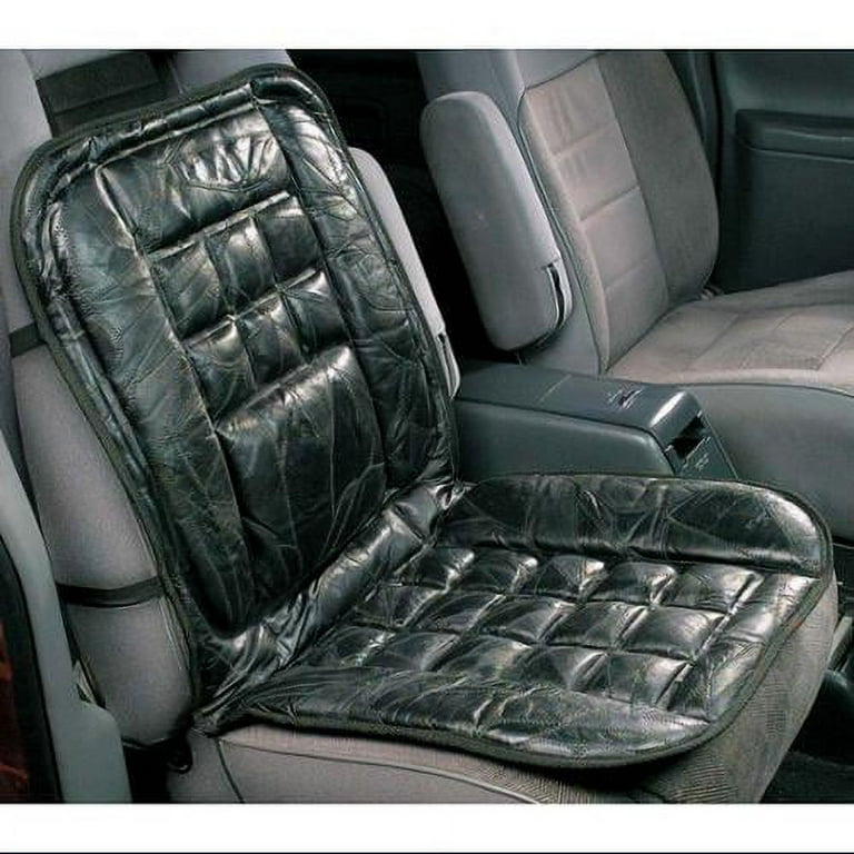 Car Truck Chair Faux Leather Lumbar Support Pillow Memory Form