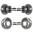 thumbnail image 1 of Transit Auto Front Rear Disc Brake Rotors and Semi-Metallic Pads Kit for Car 2009-2010 Ford E-450 Super Duty DIESEL engine with Dual Wheels K8S-103093, 1 of 8