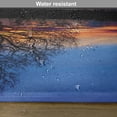 thumbnail image 6 of Ambesonne Panorama Place Mats Set of 4, Night Scenery, Standard Size, Blue Orange, 6 of 6