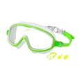 thumbnail image 3 of Gafas de natación para niños, ajustables, a prueba de fugas, cómodas, con visión amplia y antivaho, para piscina, esnórquel para niños y niñas. y verde, 3 of 8