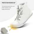 thumbnail image 4 of Kushyshoo Kids Canvas Sneakers White High-Top Children Walking Shoes 12M, 4 of 6