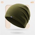 thumbnail image 2 of MEICHEN Fashion Beanie Hat for Men Solid Color Winter Warm Skull Cap Outdoor Skiing Running Bomber Hat, 2 of 6