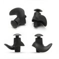 thumbnail image 3 of Tapones para los oídos de natación de silicona suave Juego de pinzas para la nariz Tapones para los oídos insonorizados (negro) Ndcxsfigh  Para Estrenar, 3 of 6