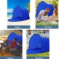 thumbnail image 4 of Pop Up Beach Tent - Instant Sun Shelter with UV Protection & Waterproof Canopy - Portable Mini Tent for Camping, Fishing, Park Outings & Pet Shade - Includes Storage Bag, 4 of 8