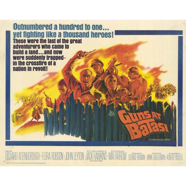 Guns At Batasi Movie Poster Style A 11 X 14 1964 Walmart Com Walmart Com