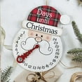 thumbnail image 4 of Boc Festive Santa Countdown Pendant Ornamental Bright-colored Wood Snowman Countdown Pendant for Wall, 4 of 10
