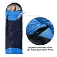 thumbnail image 3 of yeacher Winter Adult Sleeping Bag with Arm Zipper Openings for Camping and Office Use, 3 of 6