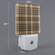 thumbnail image 2 of Balery khaki coffee plaid Luz Nocturna LED con Sensor Automático, Enchufe con Sensor Crepuscular, Luz Suave de 0.5W para Dormitorio, Pasillo, Baño-US, 2 of 7