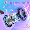 thumbnail image 4 of ATOPDREAM Mini Karaoke Machine with 2 Microphones,Kids Karaoke Microphones,Gifts for 3-12 Year Old Girls, Purple, 4 of 7