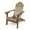 Dark Brown, variant on GDF Studio Cara Outdoor Acacia Wood Folding Adirondack Chair, White