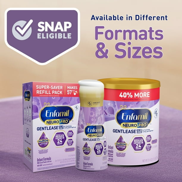 Enfamil NeuroPro Gentlease Liquid Baby Formula, For Fussiness