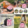 thumbnail image 6 of Yuyamidu Pink Bow Backpack for Girls 10-12 Leopard Print Bookbag with Lunch Box Pencil Pouch and Water Bottle Sleeve Elementary School Bag Set 17 Inch Travel Backbag Front Pockets Rucksack 4pcs, 6 of 8