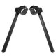 thumbnail image 4 of 1 Par 46mm Unique Bargains Motocicleta Manillar Clip con Mango Barra Universal Negro, 4 of 6