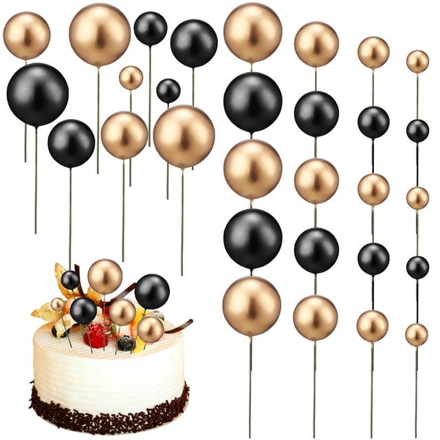 30 Pcs Ball Cake Toppers Cake Balls Cake Pick Cake Toppers Cupcake Topper Cake Balls Decorations
