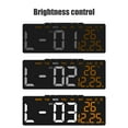 thumbnail image 6 of YIMWNYI Digital Alarm Clock with LED Display, Date, Time, Temperature, and DST Function, Adjustable Brightness, Dual Power Supply (Battery or Plug-In), Energy Efficient, Modern Design, 6 of 6