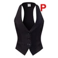 thumbnail image 3 of MixMatchy Women's Fitted Sleeveless Sexy Body-Con Racer-Back Round Neck Mini Dress, 3 of 4