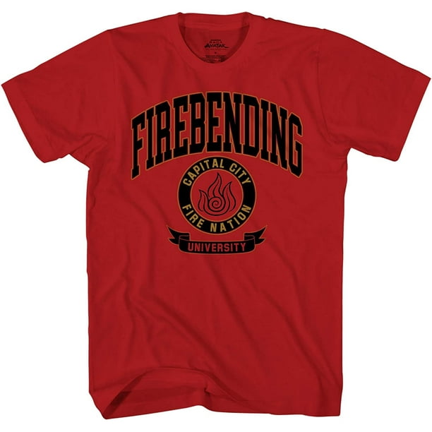 AVATAR The Last Airbender Shirt - Mens Firebending University Short ...