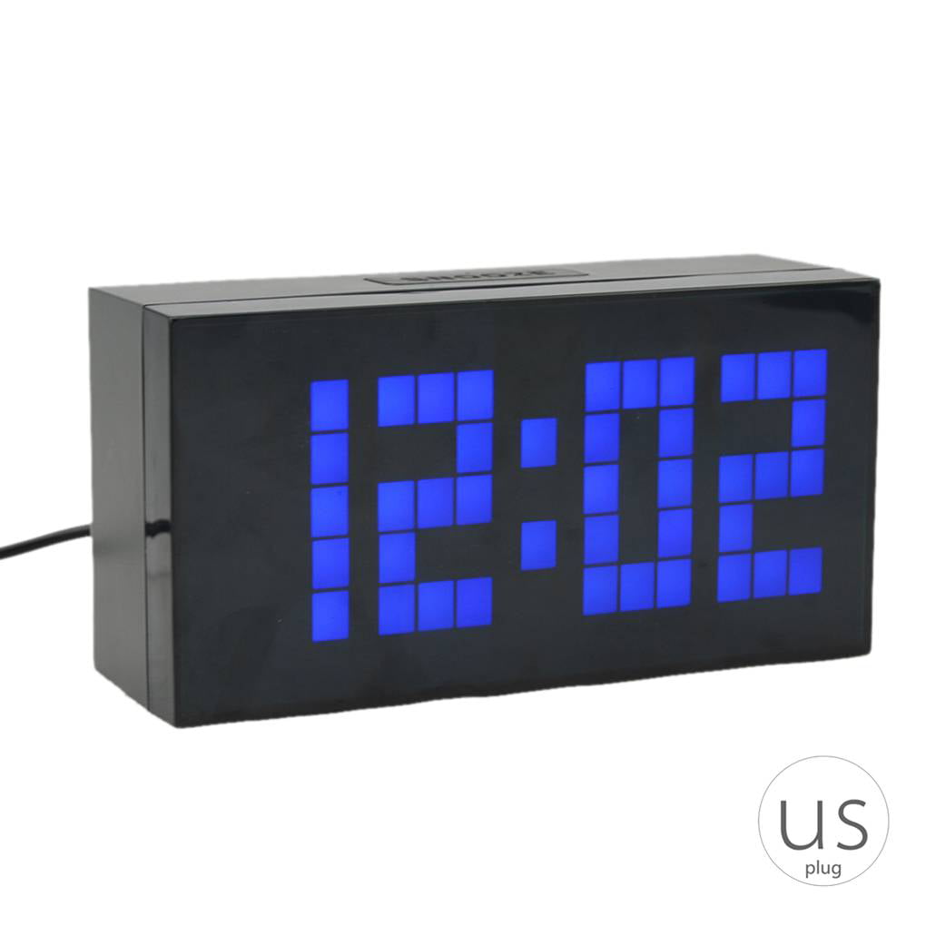 Big Font LED Digital Alarm Temperature Calendar Wall ...