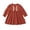 Brown, variant on Qudderr Toddler Baby Girls Cotton Dress Long Sleeve Dress for Little Girls1-9 Years Spring Fall Dress Sundress for Kids