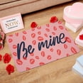 thumbnail image 3 of ine Bath Rugs Non-Slip Durable Rug Memory Foam Soft Valentine¡¯s Day Bath Mats Absorbent Mat for Shower Bathroom 27"x17", 3 of 5