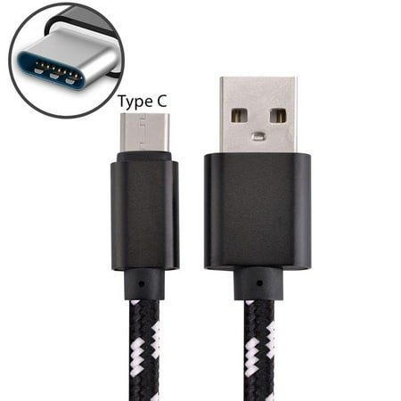 Arris-Sales 10FT USB Type C Cable Fast Charging USB-C Type-C 3.1 Nylon Braided Data Sync Charger Cord For Samsung Galaxy S8 + S9 Plus Note 8 Note 9 Nexus 5X 6P LG G7 V30 Google Pixel One Plus