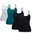 thumbnail image 1 of Set 4 Blusas Mujer Tirantes Unitalla Casual Blusa Crop Top Dama, 1 of 5