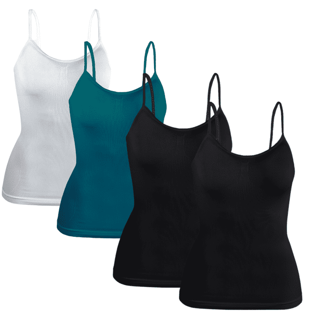 Set 4 Blusas Mujer Tirantes Unitalla Casual Blusa Crop Top Dama
