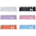 thumbnail image 3 of 104Pcs/Set Double Shot Keycaps Universel Ergonomique Rétro-Éclairé Keycaps DIY pour Clavier Mécanique (Seulement Keycap) Rose, 3 of 7