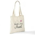 thumbnail image 7 of CafePress - World's Best Aunt Tote Bag - Unisex Canvas Tote Bag, Beige, 1-Piece, 7 of 7