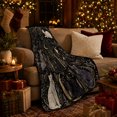 thumbnail image 3 of Mystical Cat Moon Celestial Design Ornate Archway Gothic, Mystical Pet Portrait Pattern, Warm Flannel Blanket for Living Room and Reading Nook, Cat Lovers Friendship Gift, Pet Lover Home Decor, 3 of 9