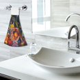 thumbnail image 7 of BZSMCE Hanging Hand Towels Fashion Fruit Fiesta Delight Pattern 2-Pack - Velcro Style Bathroom Kitchen Towels, 7 of 7