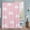 Pink, variant on Clouds Shower Curtain Set with Hooks, Sky Cartoon Pink Water Repellent Sturdy Shower Curtains for Bathroom Decoration, Machine Washable 36x72 Inch