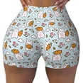 thumbnail image 2 of Haiem Carrot Rabbit No Front Seam Biker Shorts for Women Yoga Workout Gym Bike Shorts with Tummy Control Moisture-Wicking-XX-Large, 2 of 9