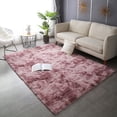 thumbnail image 2 of Carpet Nordic INS Modern Rectangle Stylish Rug Skin-Friendly Tie-Dye Comfortable Skin-Friendly Derotation Mat Footcloth Bedside Kitchen Red, 2 of 9