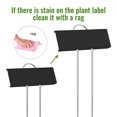 thumbnail image 4 of 60 Pcs Metal Plant Labels Weatherproof Garden Markers Reusable Nursery Tags for Vegetables Herb Flower Greenhouse Black, 4 of 7