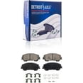 thumbnail image 4 of Detroit Axle - Brake Kit for 2014-2020 Nissan Rogue 2017-2022 Rogue Sport, Disc Brake Rotors Ceramic Brakes Pads w/o Third Row Seating Front and Rear 2015 2016 2018 2019 2020 2021 Replacement, 4 of 4