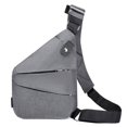 thumbnail image 1 of Bolso de pecho informal sencillo para exteriores para hombre, bolso de hombro antirrobo para ciclismo, bolso cruzado impermeable, bolso para teléfono móvil, 1 of 5