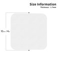 thumbnail image 2 of Yiaed White Print Leather Coasters for Drinks - Cup Coasters Coffee Table Kitchen Table Bar, Home & Office Gifts Handmade Drink Coasters-Square, 2 of 6