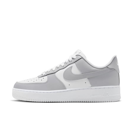 Men's Nike Air Force 1 '07 White/LT Smoke Grey-White (FD9763 101) - 9.5